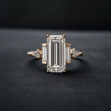 Ingrid Art Deco Ring - Clean Luxurious Background