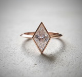 Phoebe Kite Cut Ring - Minimal Cool Girl Style