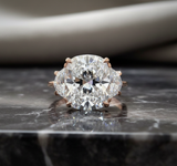 The Vivian - Cushion & Pentagon Cut All Diamond Version
